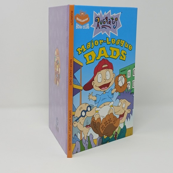 Nickelodeon Rugrats Book Major League Dads Hardcover Good Condition Fathers Day - Picture 3 of 6